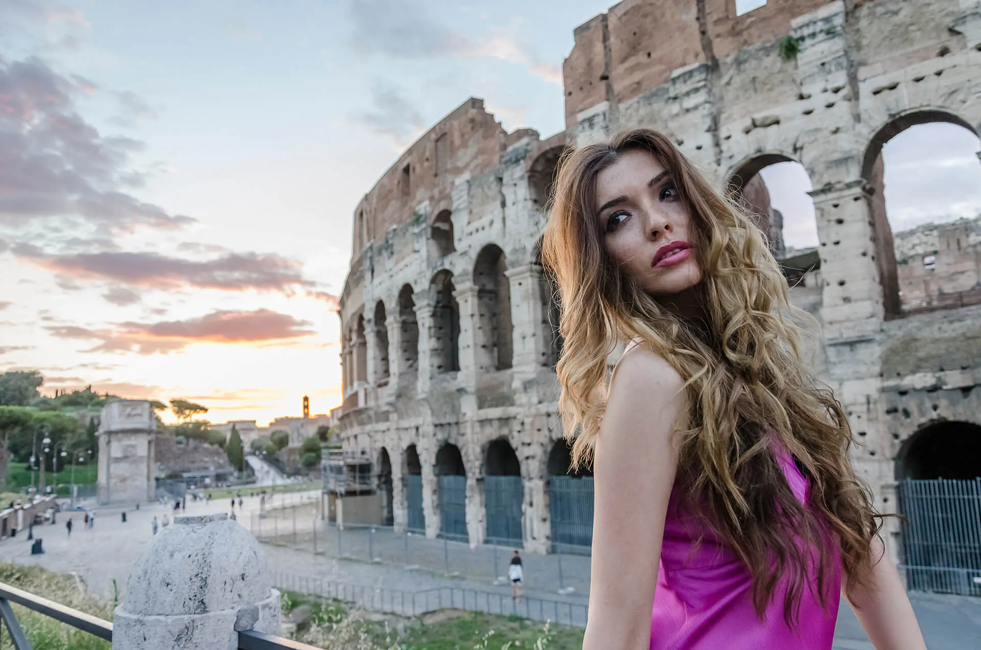 solo traveller photoshoot in Rome