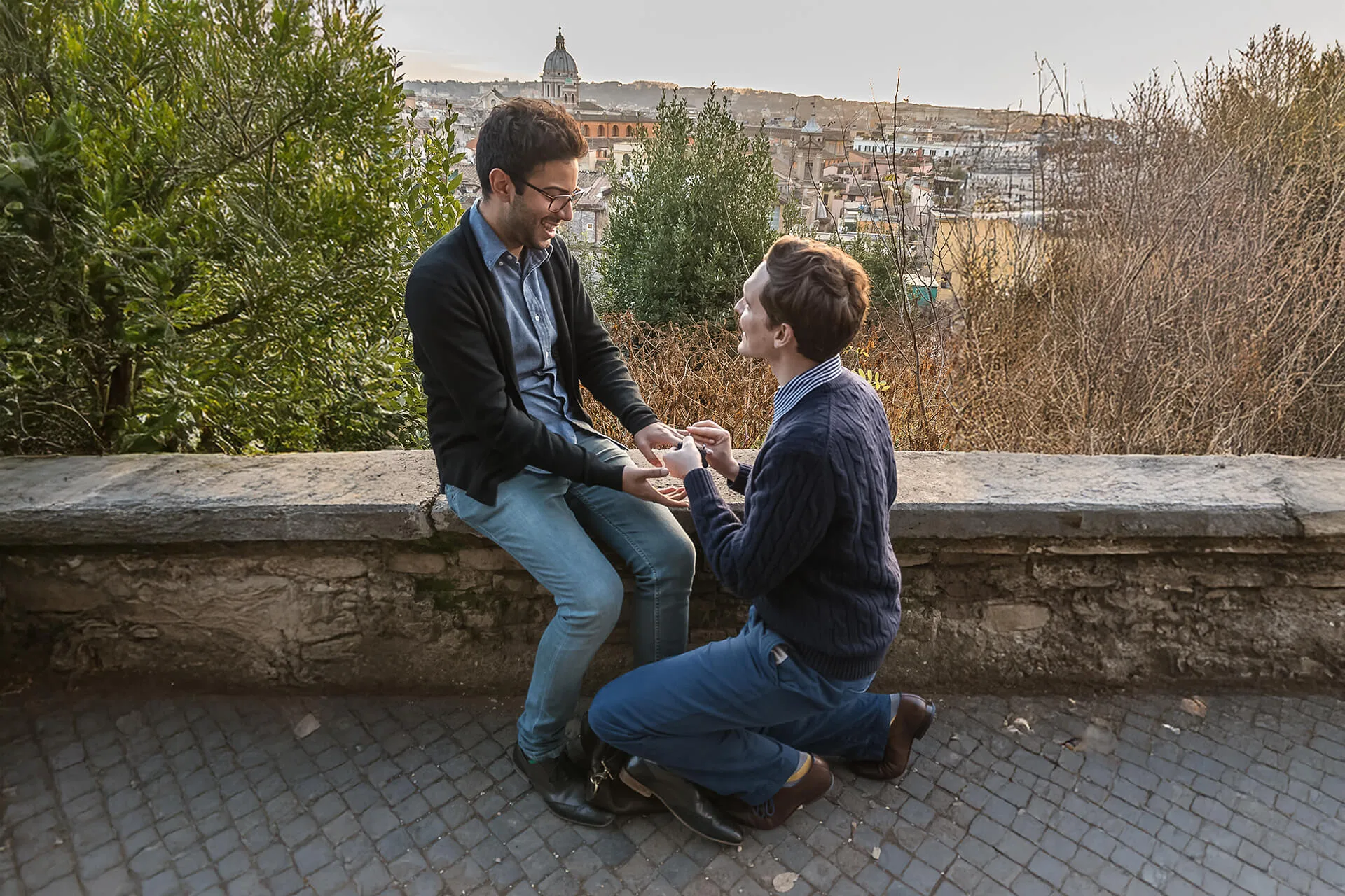 Wedding Proposal photo shoot in Rome